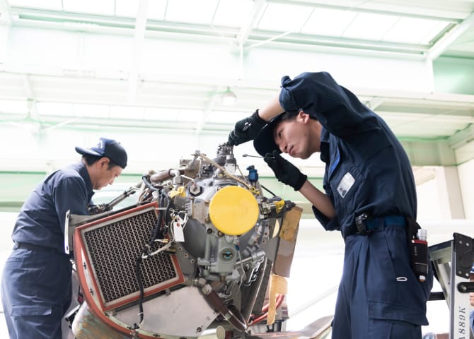 航空機整備業務イメージ